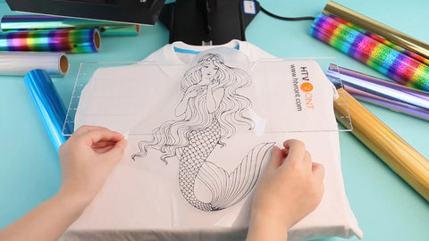 DIY Mermaid T-shirt Tutorial -1