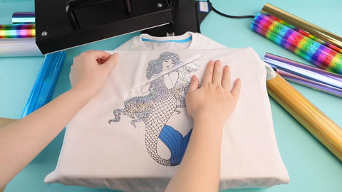 DIY Mermaid T-shirt Tutorial -6