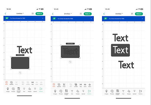 Slice Tool In Cricut Design Space