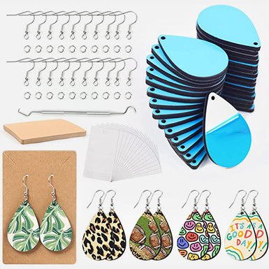 Yin Feng Sublimation Earring Blanks, MDF Sublimation Printing