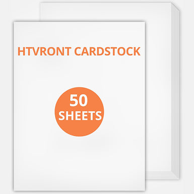 HTVRONT 25 Sheets 8.5x11 Glossy White Printable Vinyl Sticker Paper 20 Sheets  Labels 5 Sheets Laminate for Inkjet Printer