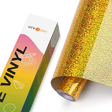 Gold Glitter Vinyl for Any Cutters Glitter Vinyl Permanent 