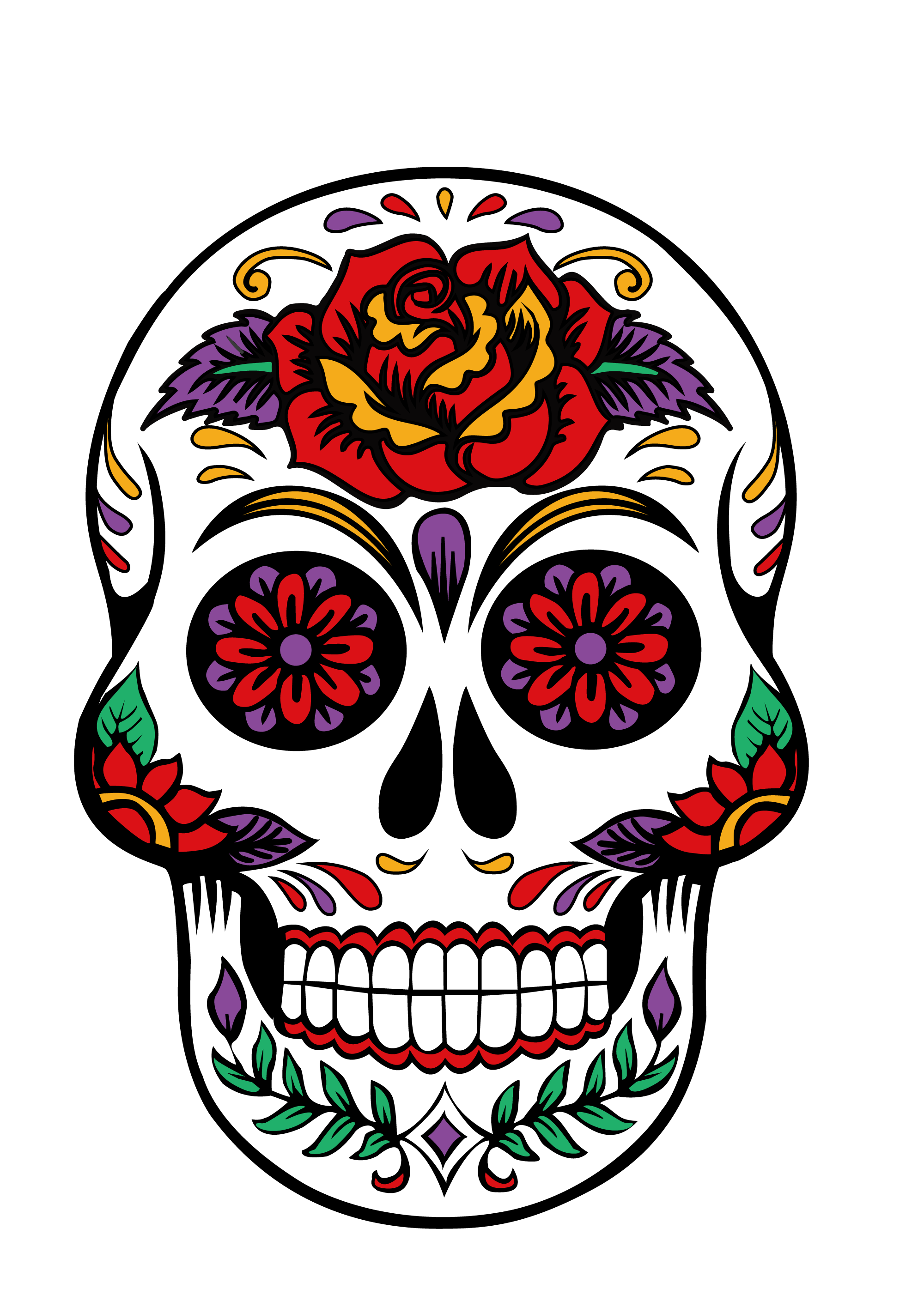 Sugar Skull SVG For Cricut