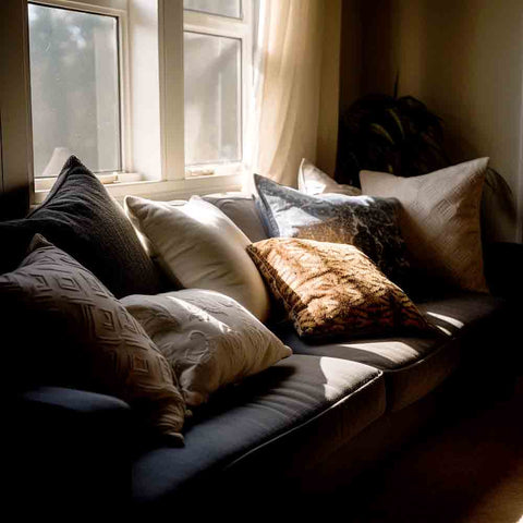 Versatile Throw Pillows for Every Seat in Your Living Room, morning light backlighting