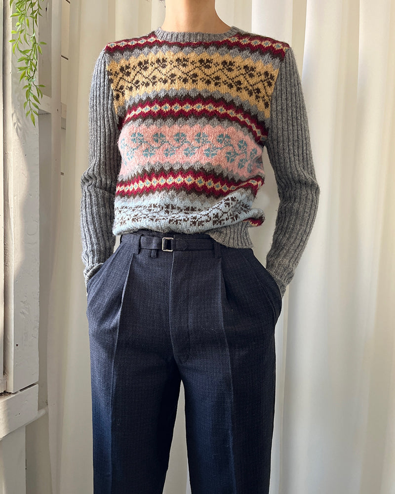 80s Ralph Lauren Fair Isle Sweater - Lucky Vintage
