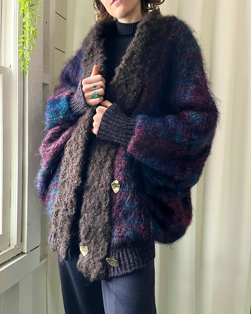 新品・未使用】Vennparm mohair cocoon coat-