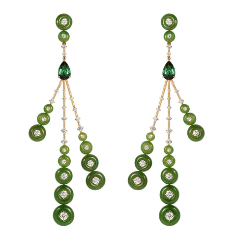 rocket jade earrings