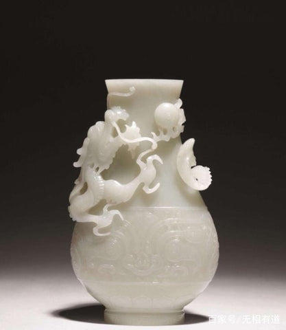 mutton fat jade vintage vase