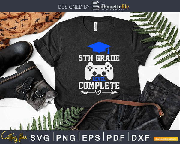 5th Grade Graduation Gamer Class Of 21 Graduate Svg Png Silhouettefile