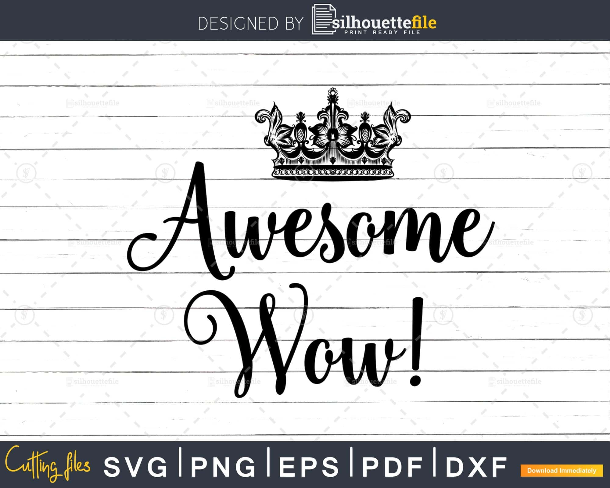 Download Awesome Wow King George Founding Father Hamilton Svg Cut