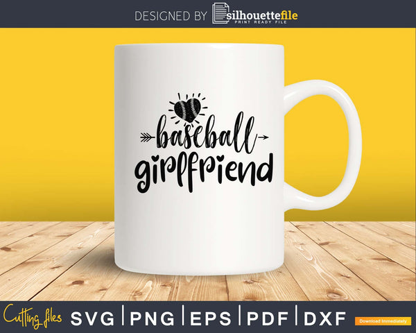 Download Baseball Girlfriend Svg Png Dxf Eps Pdf Cutting Digital Silhouettefile