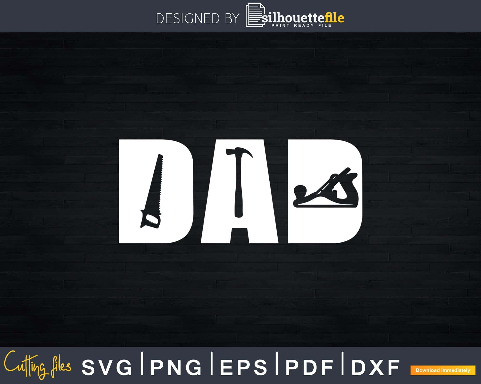 Papa S Workshop Svg Happy Father S Day Cricut Designs Shed Silhouette Files Tools Digital Prints Art Collectibles Jewellerymilad Com