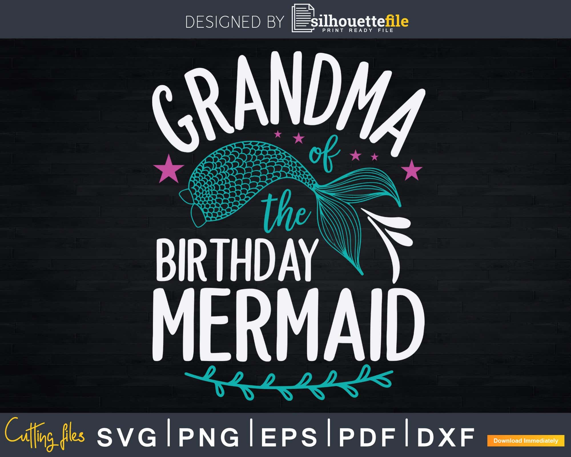 Free Free Birthday Mermaid Svg 456 SVG PNG EPS DXF File