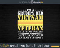 Download Grumpy Old Vietnam Veteran Svg T Shirt Design Silhouettefile