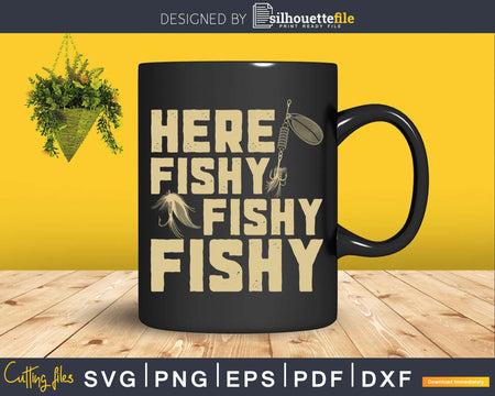 Catfish Fishing svg design printable cut files for cricut silhouette  crafter