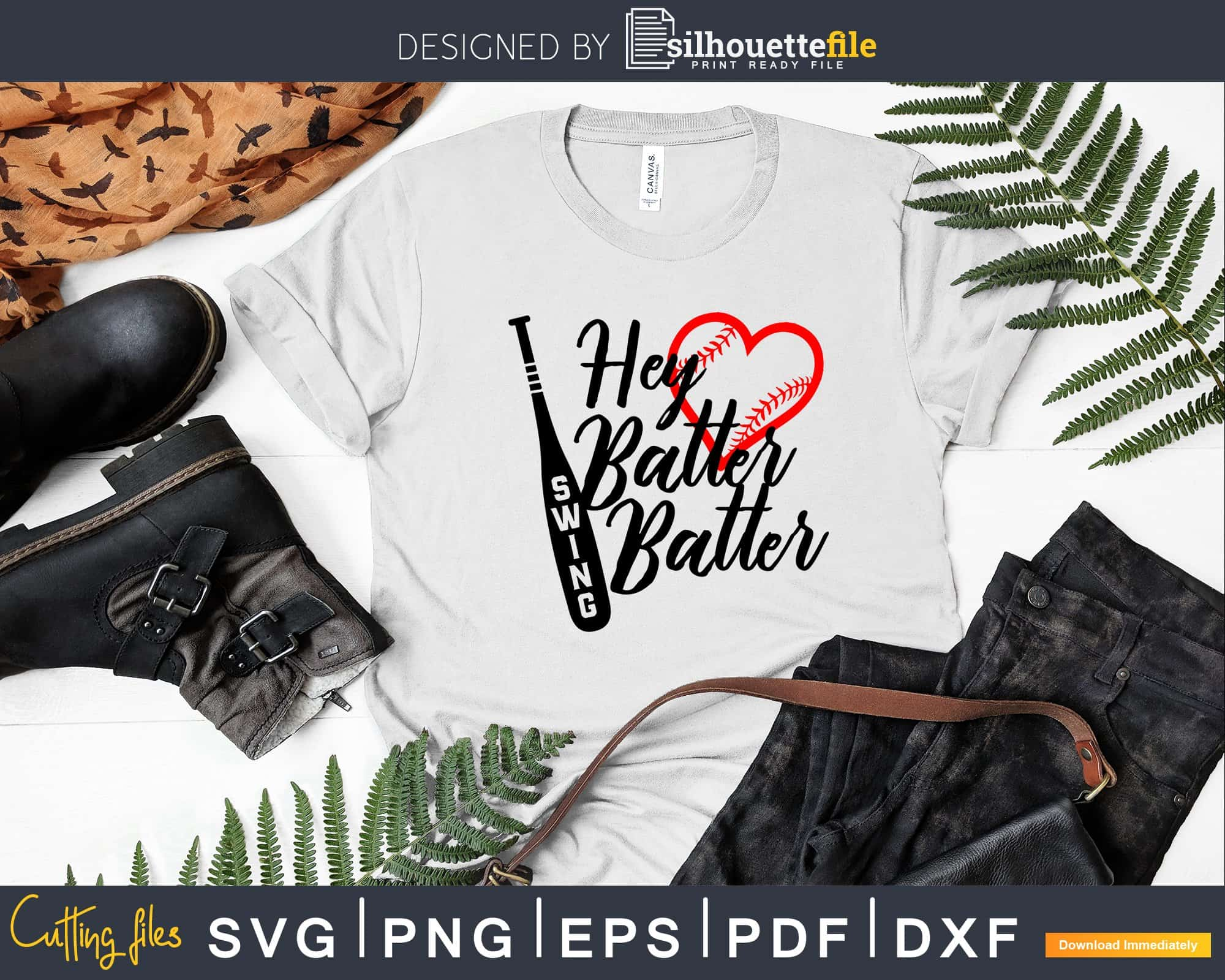 Baseball Svg Png, Hey Batter Batter Swing Svg Png, Baseball Design