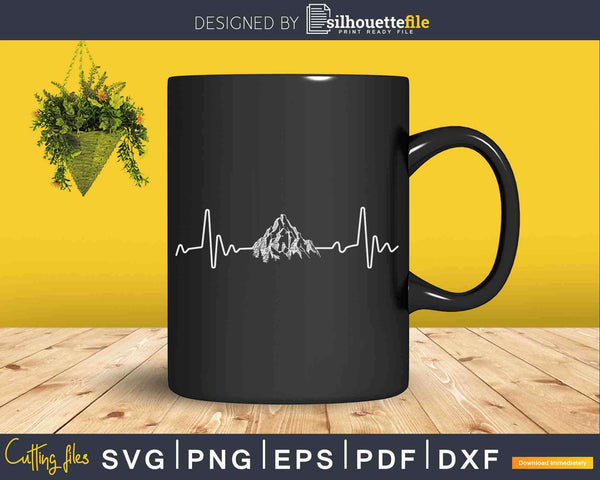 Free Free 288 Mountain Heartbeat Svg SVG PNG EPS DXF File