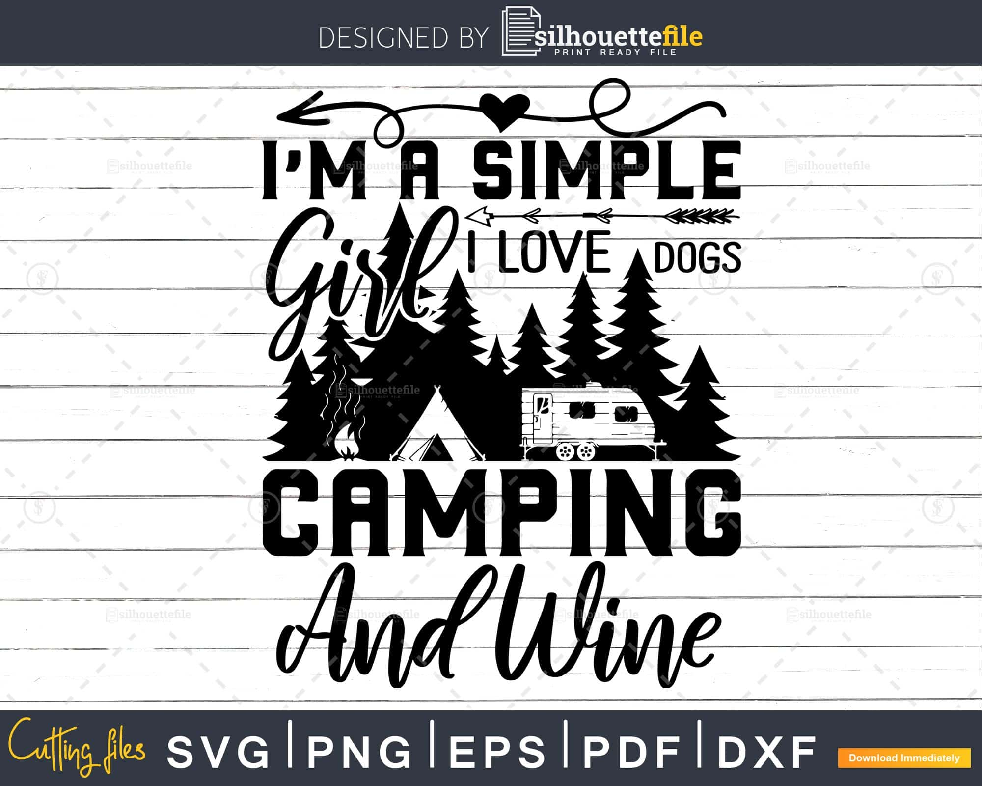 Free Free 284 Camping Wine Svg SVG PNG EPS DXF File