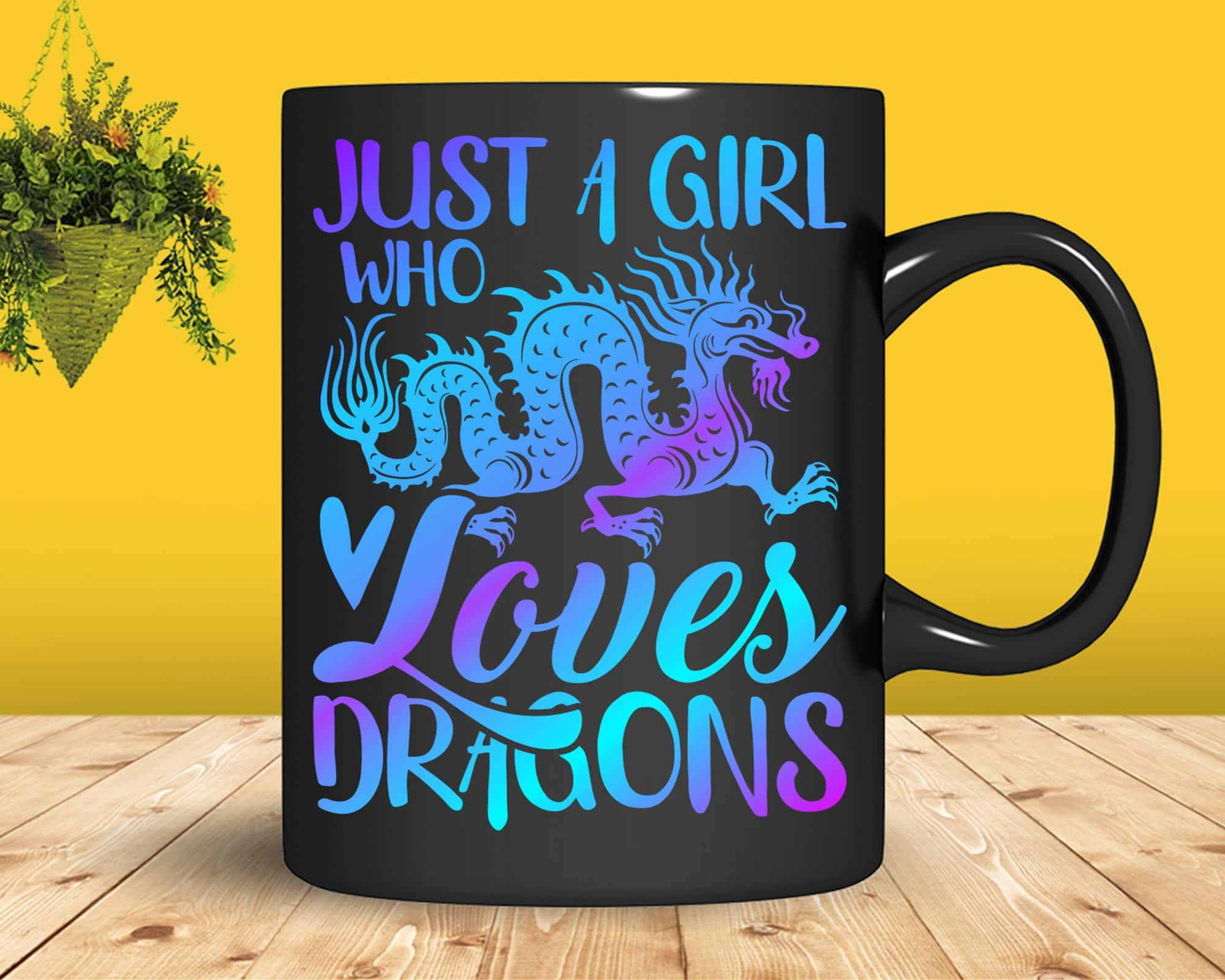 Just a girl who loves dragons: Cute Space 8.5'' x 11'' Sketch book