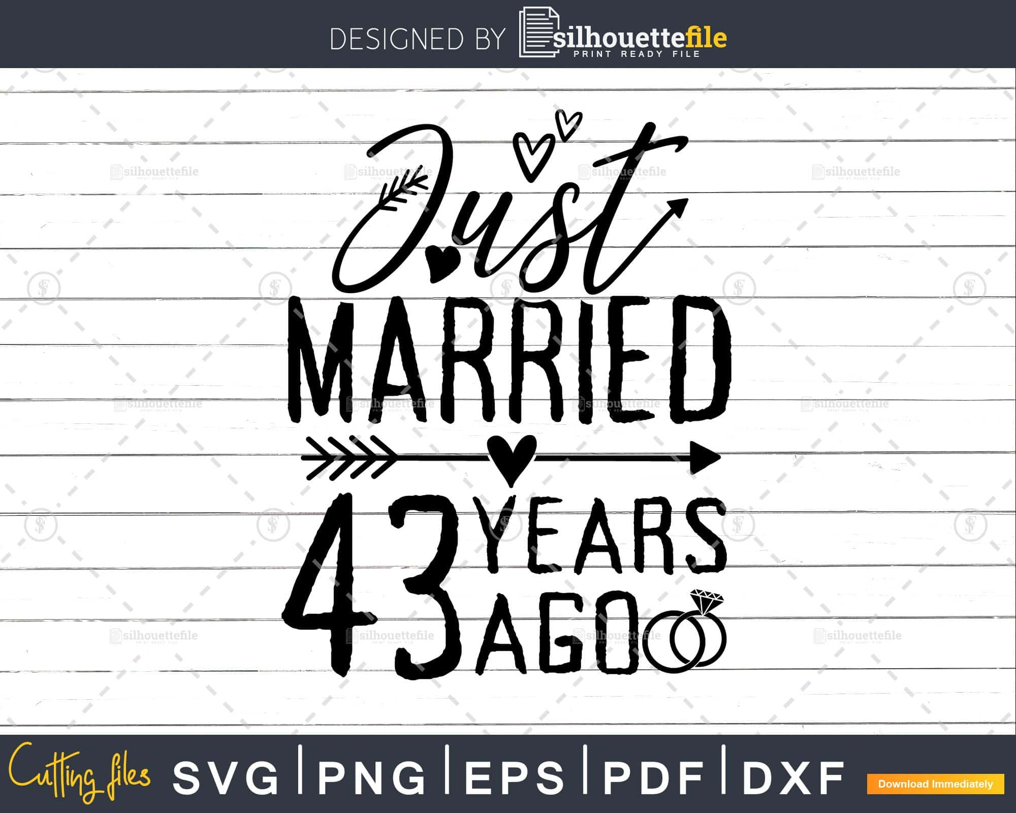 Download 49 25th Wedding Anniversary Svg Svg File 176mb