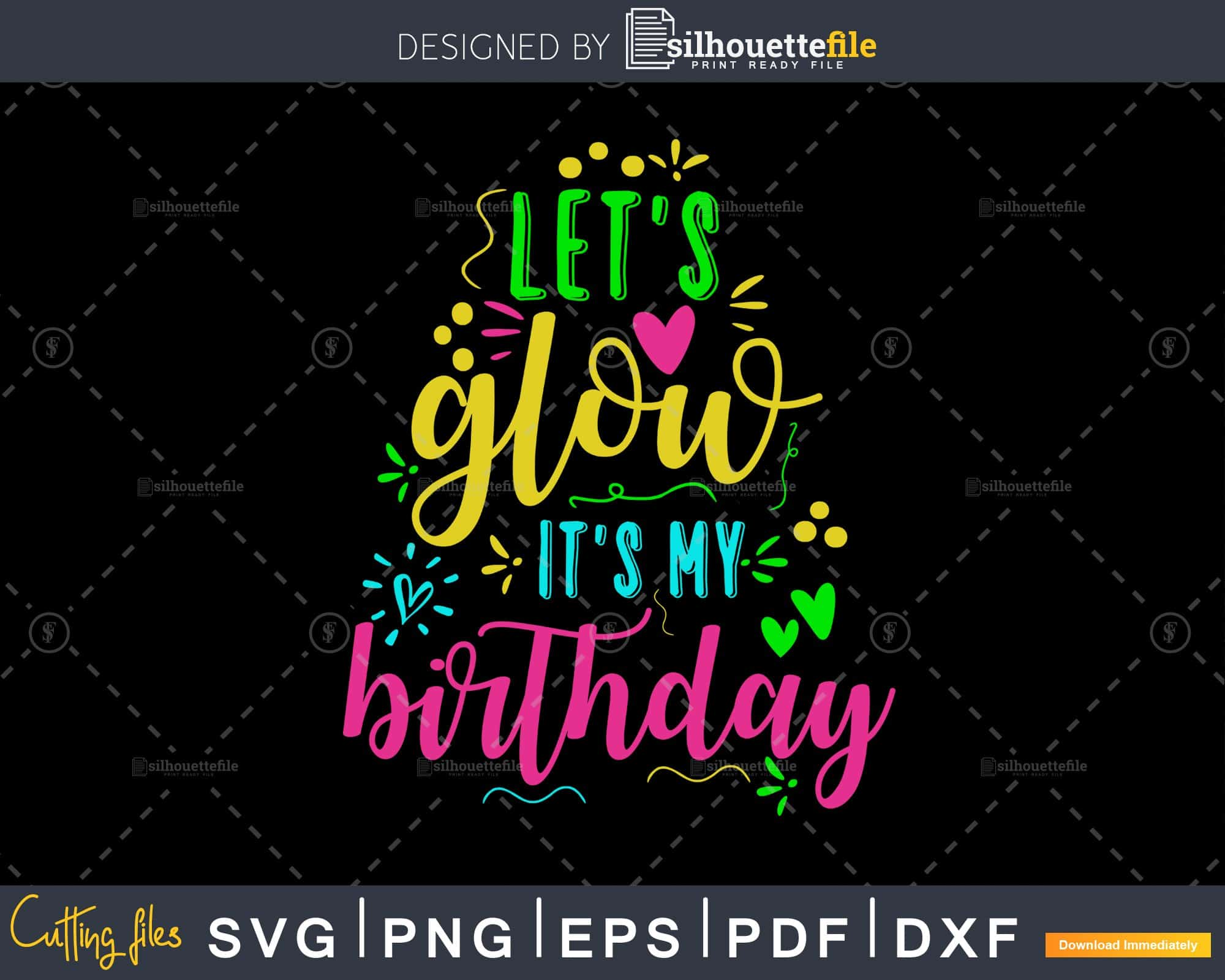 I'm One, Let's Party!, SVG Cut or Print Art