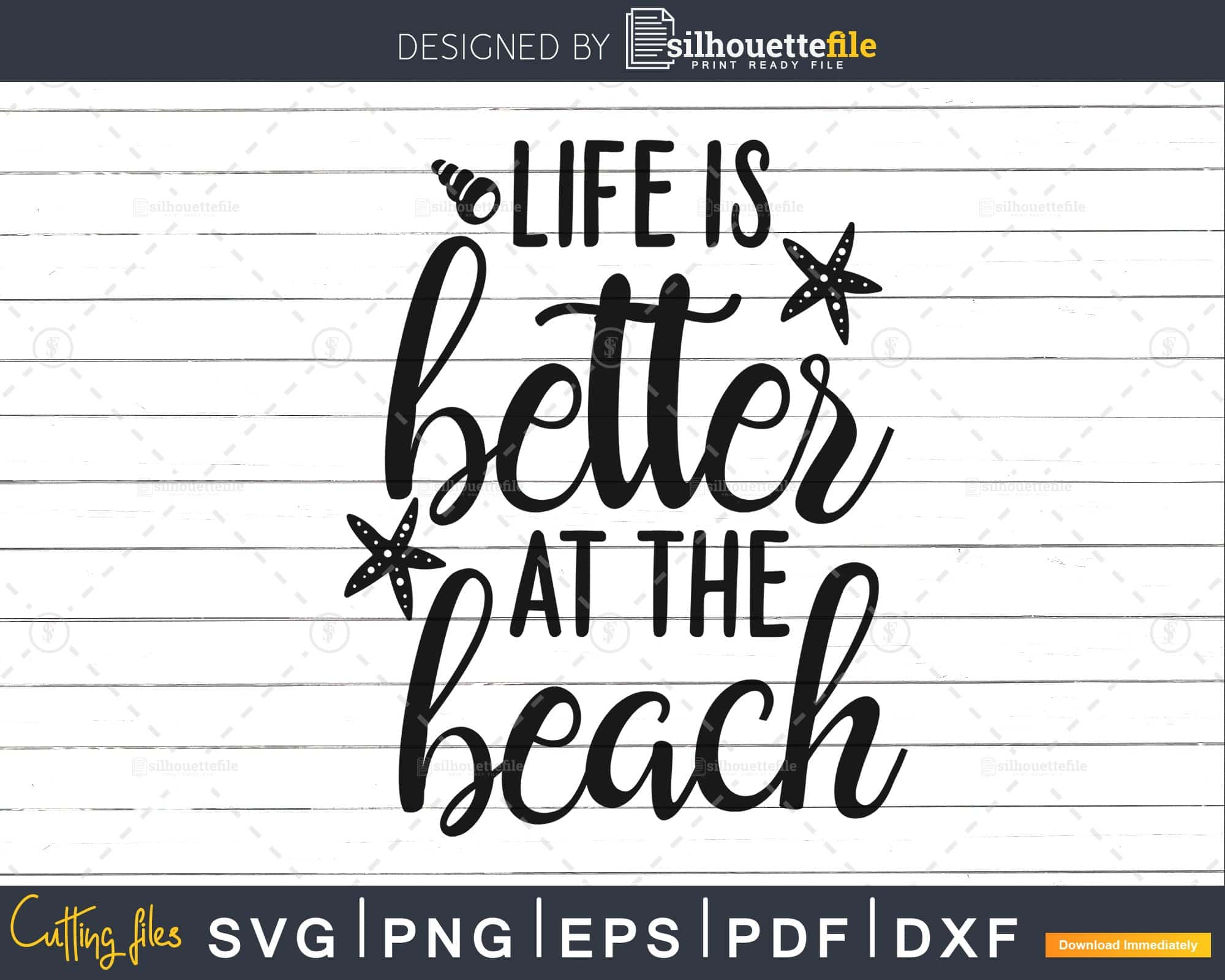 Download Beach Cut Files For Cricut Cameo Beach Calligraphy Life Is Better At The Beach Svg Summer Beach Svg Starfish Sunshine Ocean Dxf Digital Art Collectibles Delage Com Br