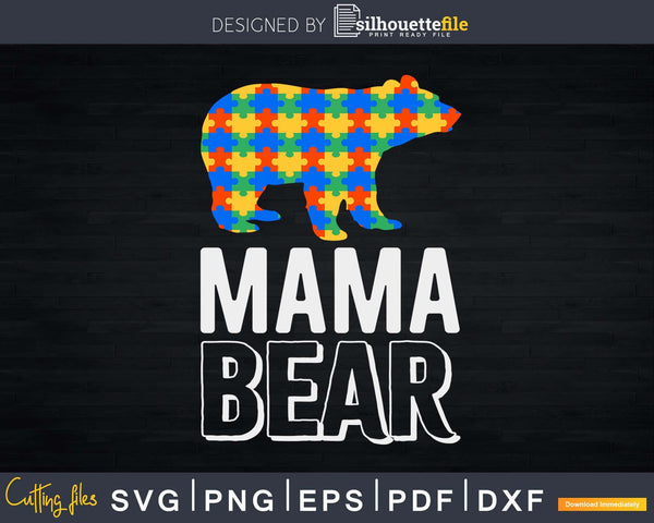 Free Free Mama Bear Autism Svg 840 SVG PNG EPS DXF File