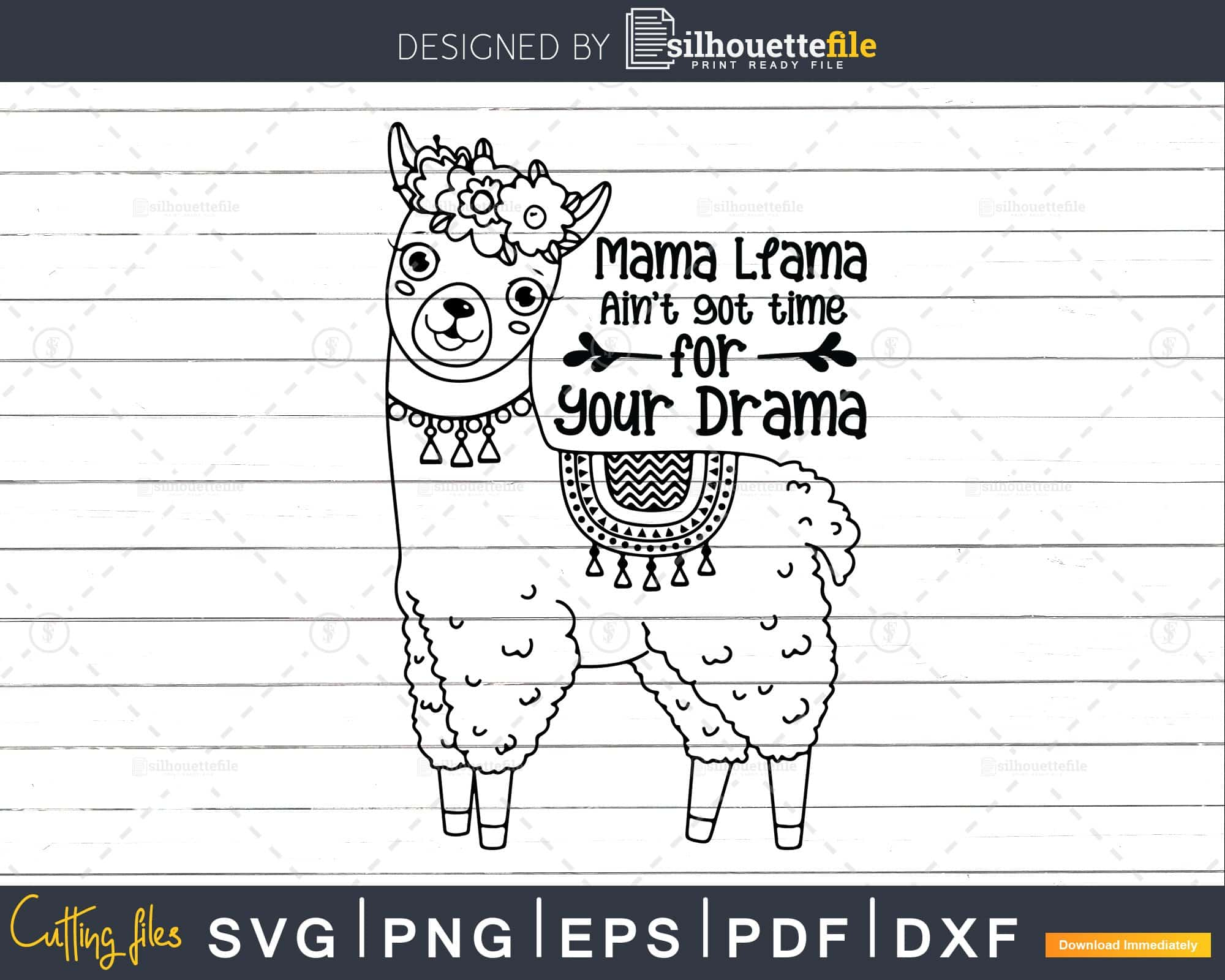 Free Free Mama Llama Svg 142 SVG PNG EPS DXF File