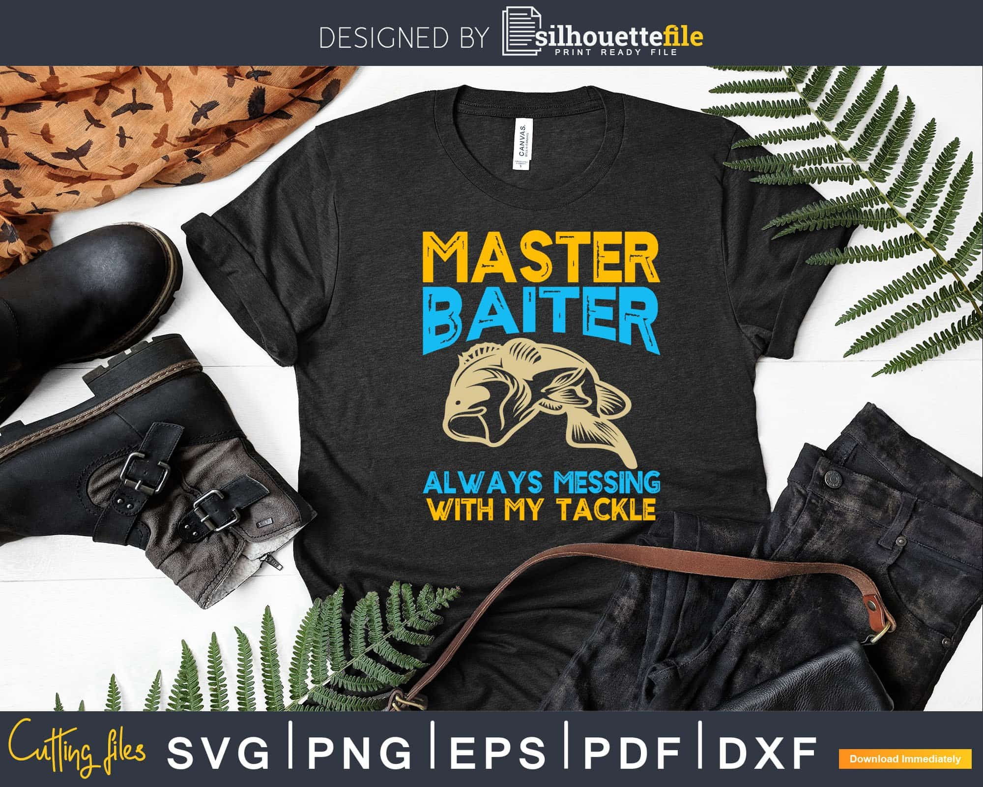 Master Baiter T-shirt – The Crafty Print Company