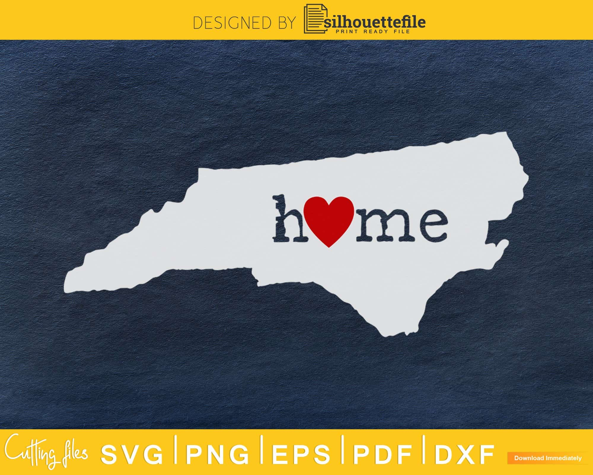 Free Free 182 Nc Home Svg SVG PNG EPS DXF File