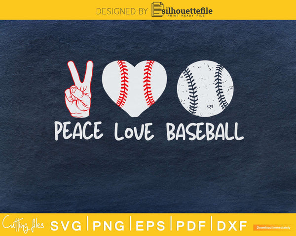 Free Free 59 Peace Love Baseball Svg SVG PNG EPS DXF File
