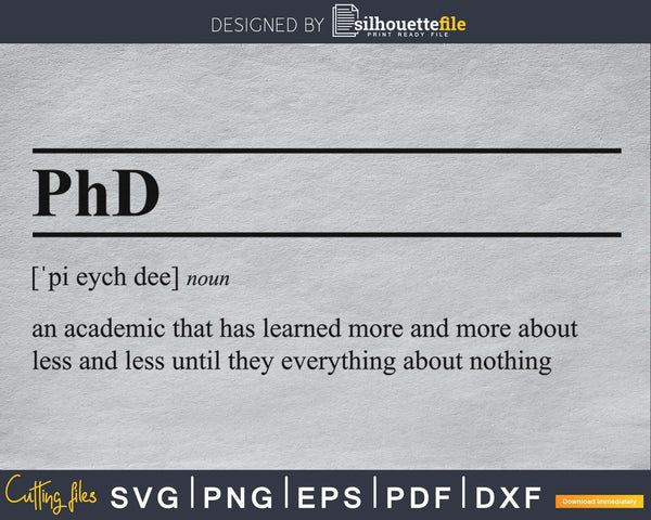 what is the meaning of phd
