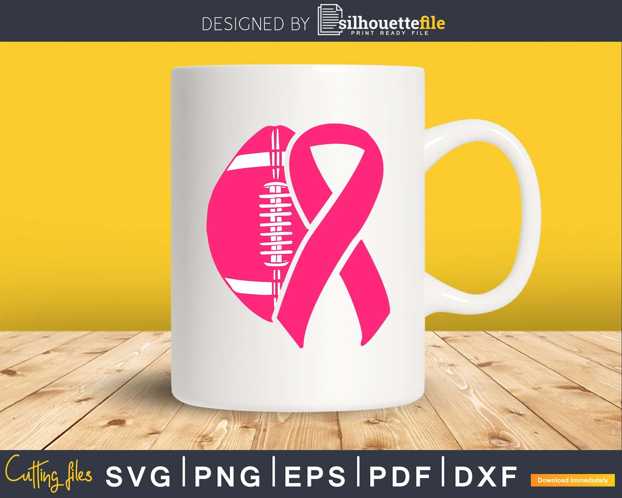 Dallas Football Breast Cancer Awareness SVG PNG Files – creativeusarts