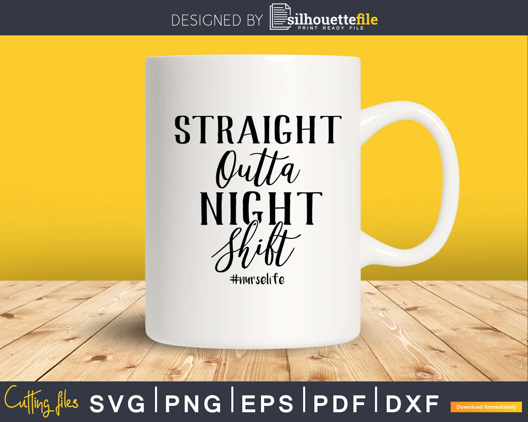 What Happens On Night Shift Nurse SVG Files – creativeusarts