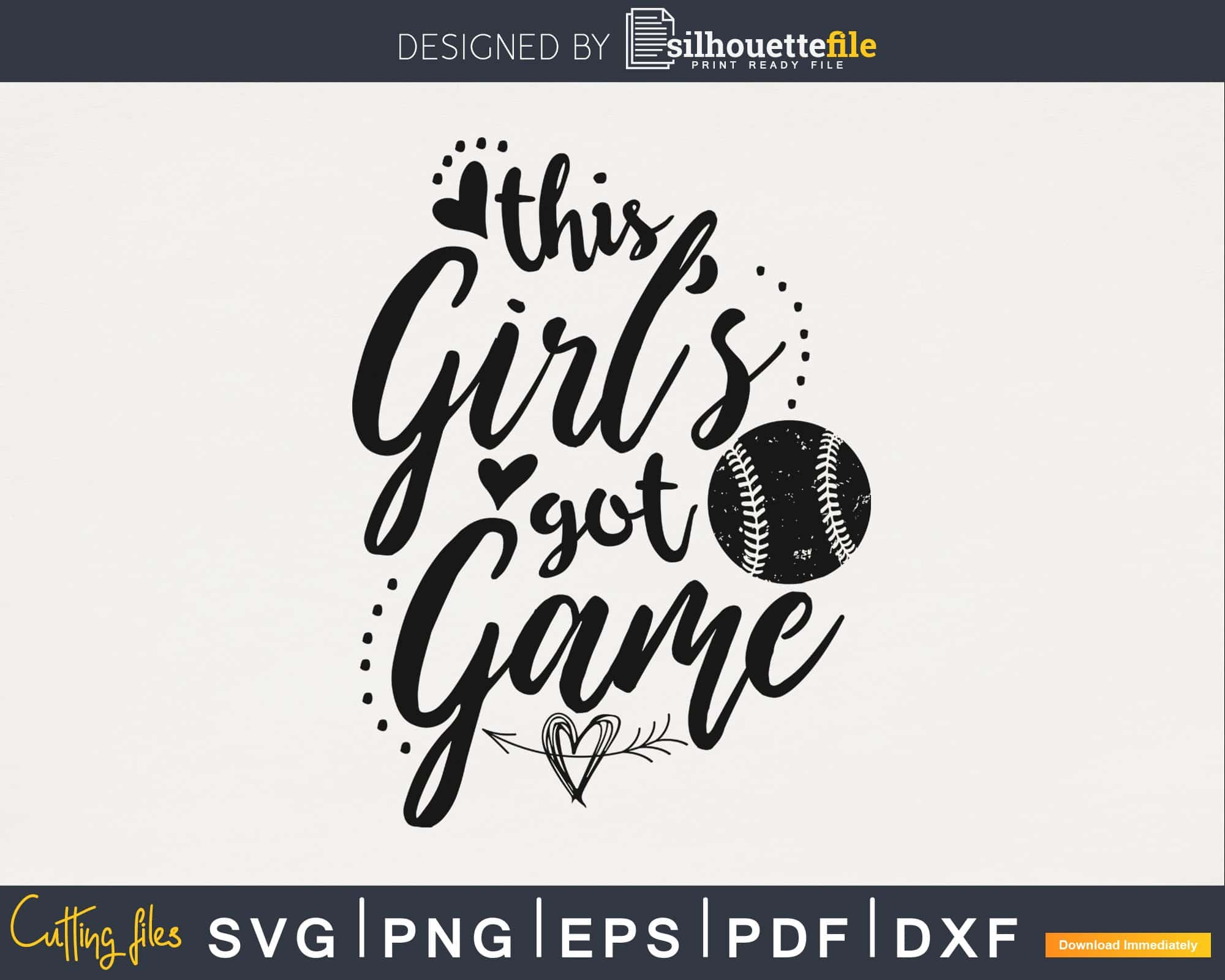 Download Softball Svg Birthday Girl Softball Svg Png Jpg Dxf Softball Cut Files Birthday Girl Svg Silhouette Cricut Cut Files Free Commercial Use Clip Art Art Collectibles Truongsinhhoc Com Vn