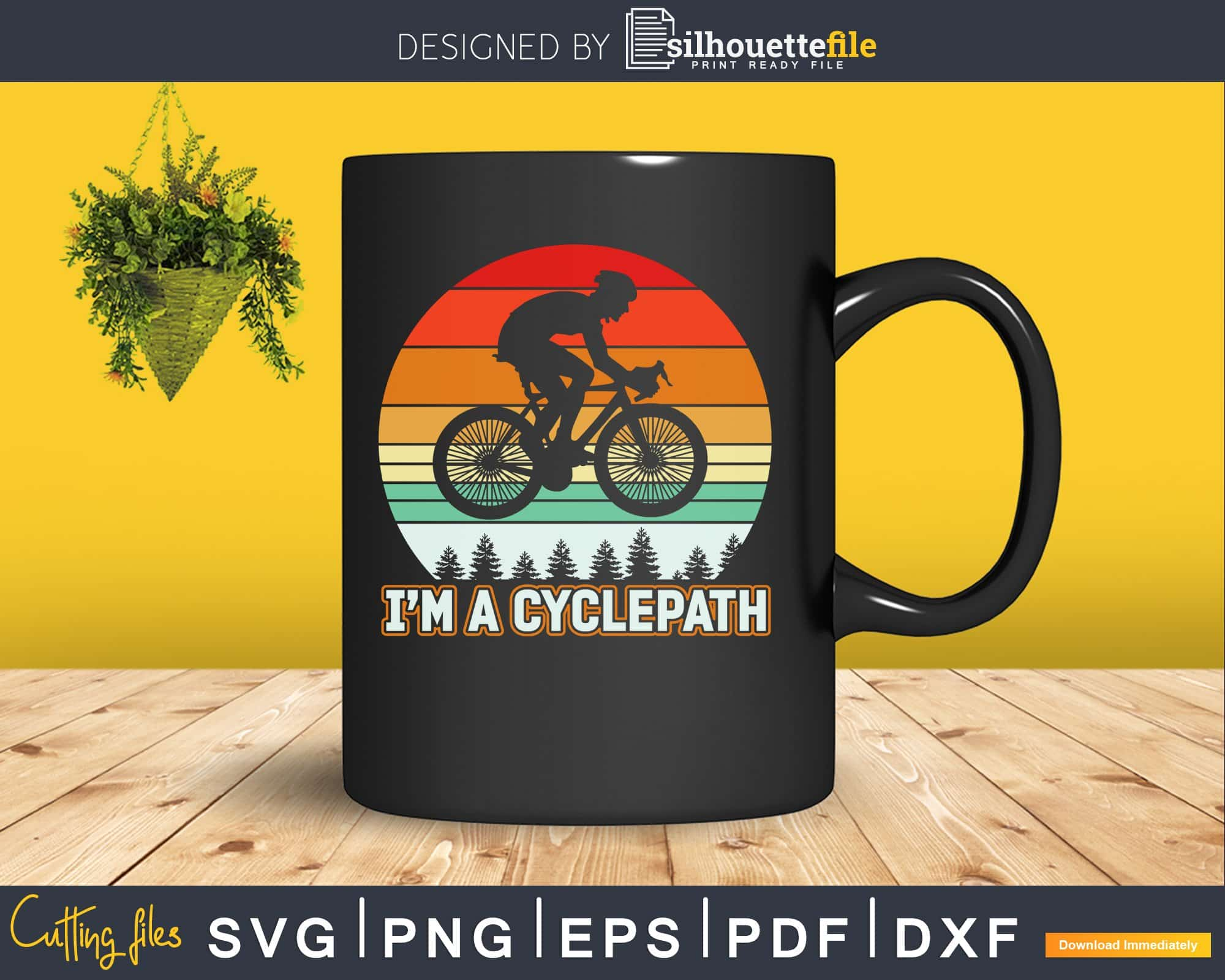 Mountain Bike SVG File Bike Life Mountain Biking Svg, Cycling Svg, Cyclist  Svg, Cut File for Biker 