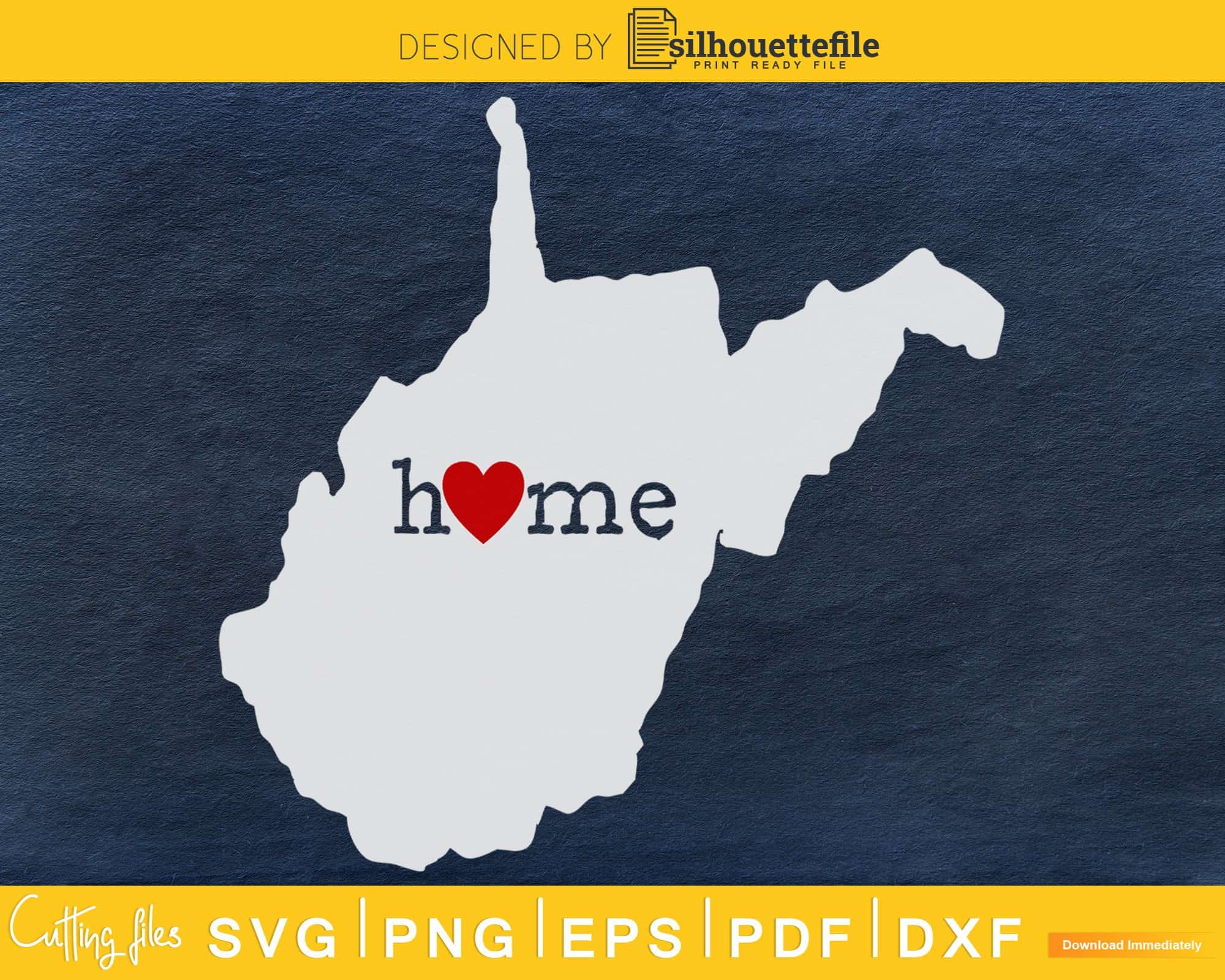 Free Free 265 Home Wv Svg SVG PNG EPS DXF File