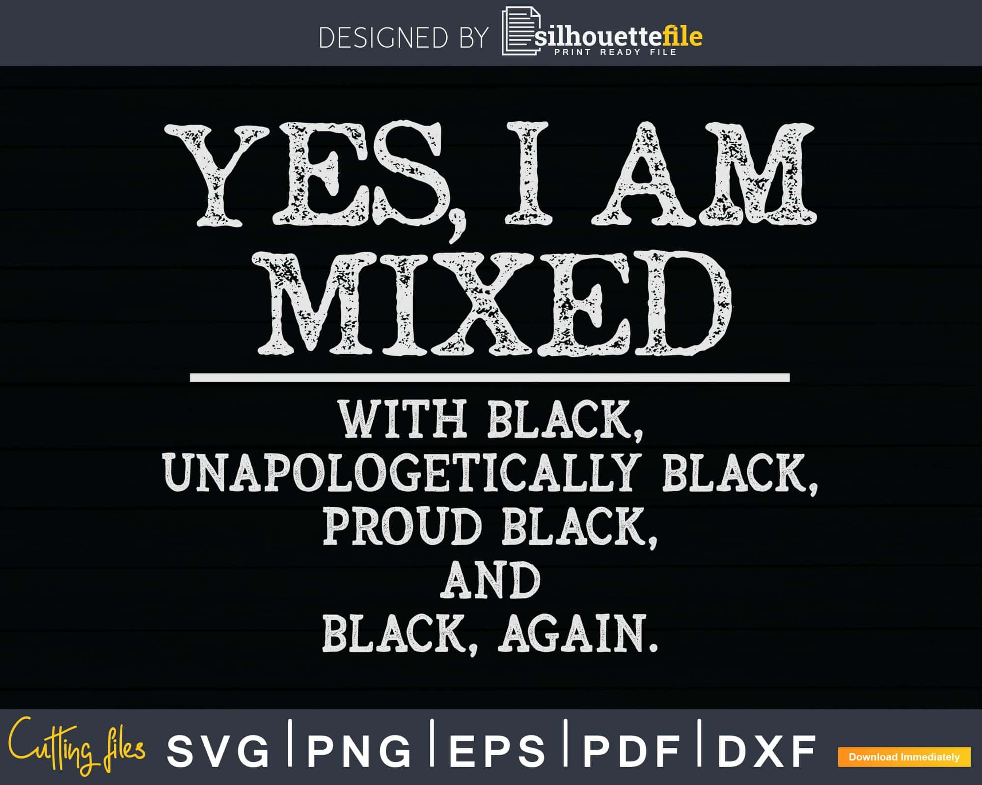 Free Free Black &amp; Proud Svg 130 SVG PNG EPS DXF File