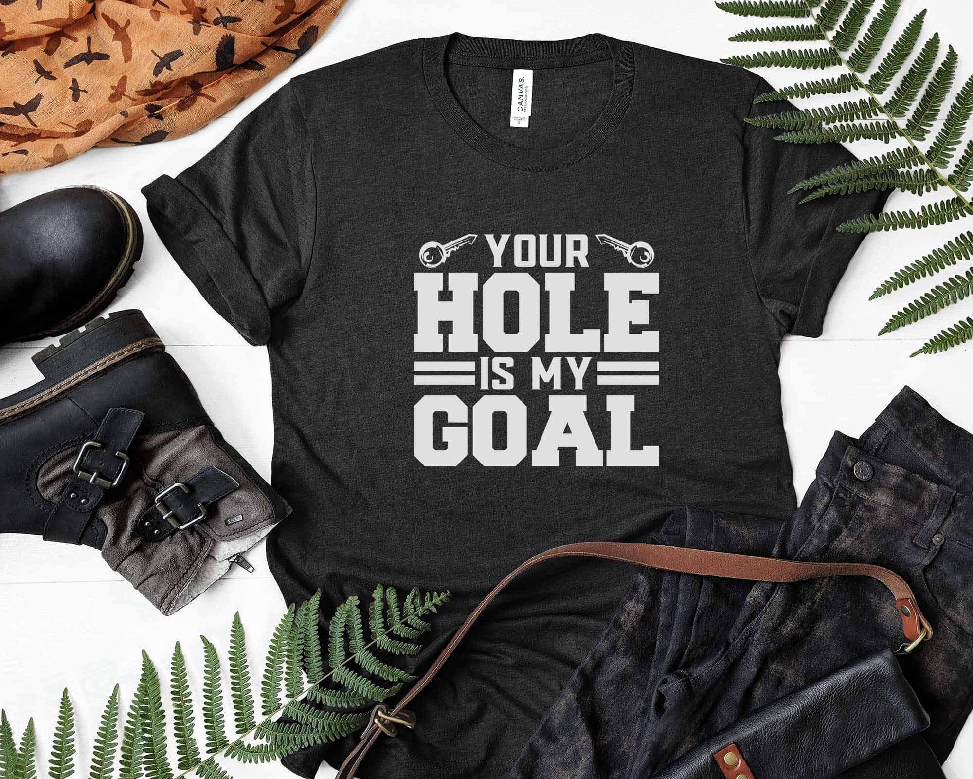 Funny Your Hole Is My Goal! Golfing T-Shirt