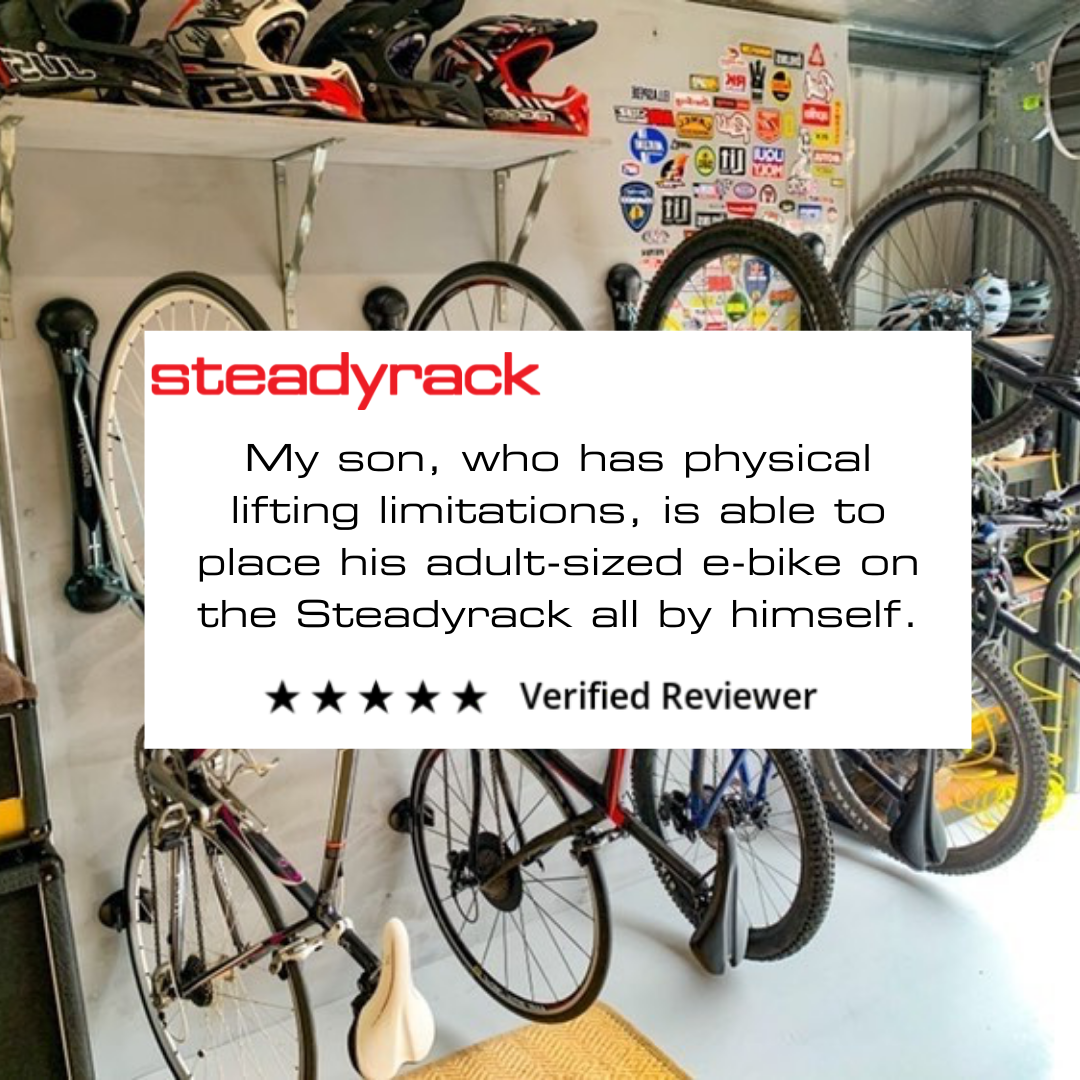 5 star review of Steadyrack