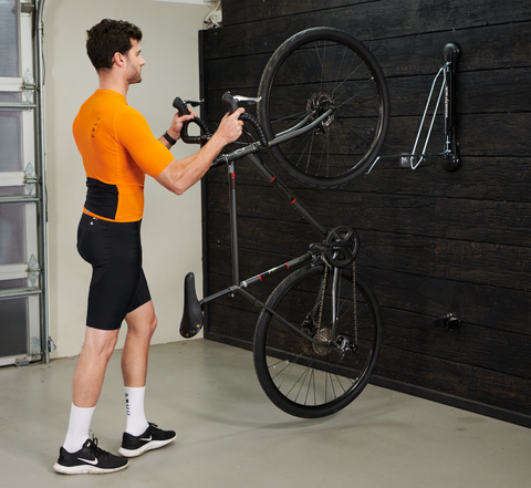 Soporte neumático para bicicletas de pared