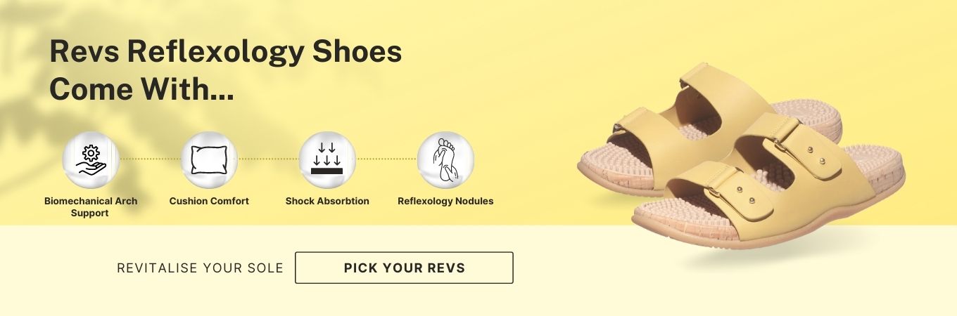 Revs Reflexology Shoes, Made to help treat plantar fasciitis