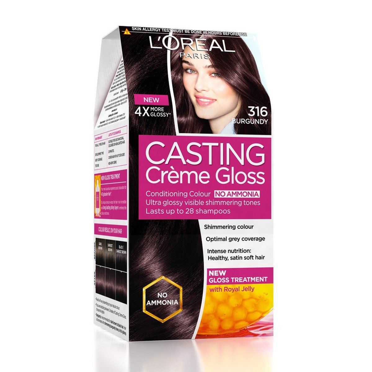 Buy Creme Gloss Hair Color 532 Salted Carmel 875g  72ml 1s Online at  Best Price  Crème