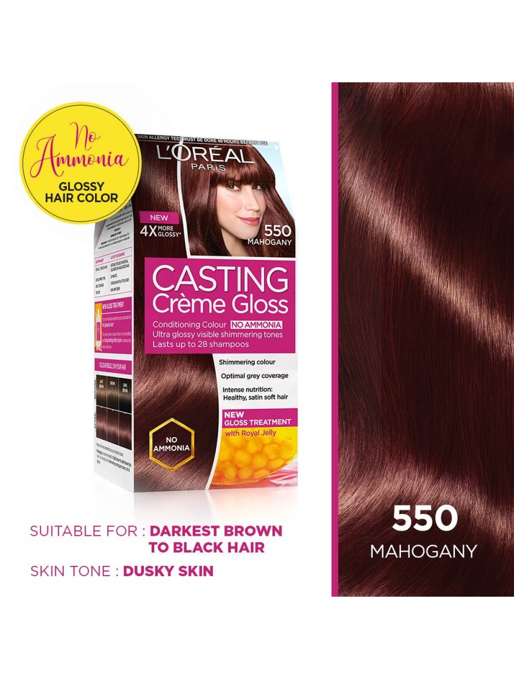 loreal majirel hair color 764 extra red copper blonde