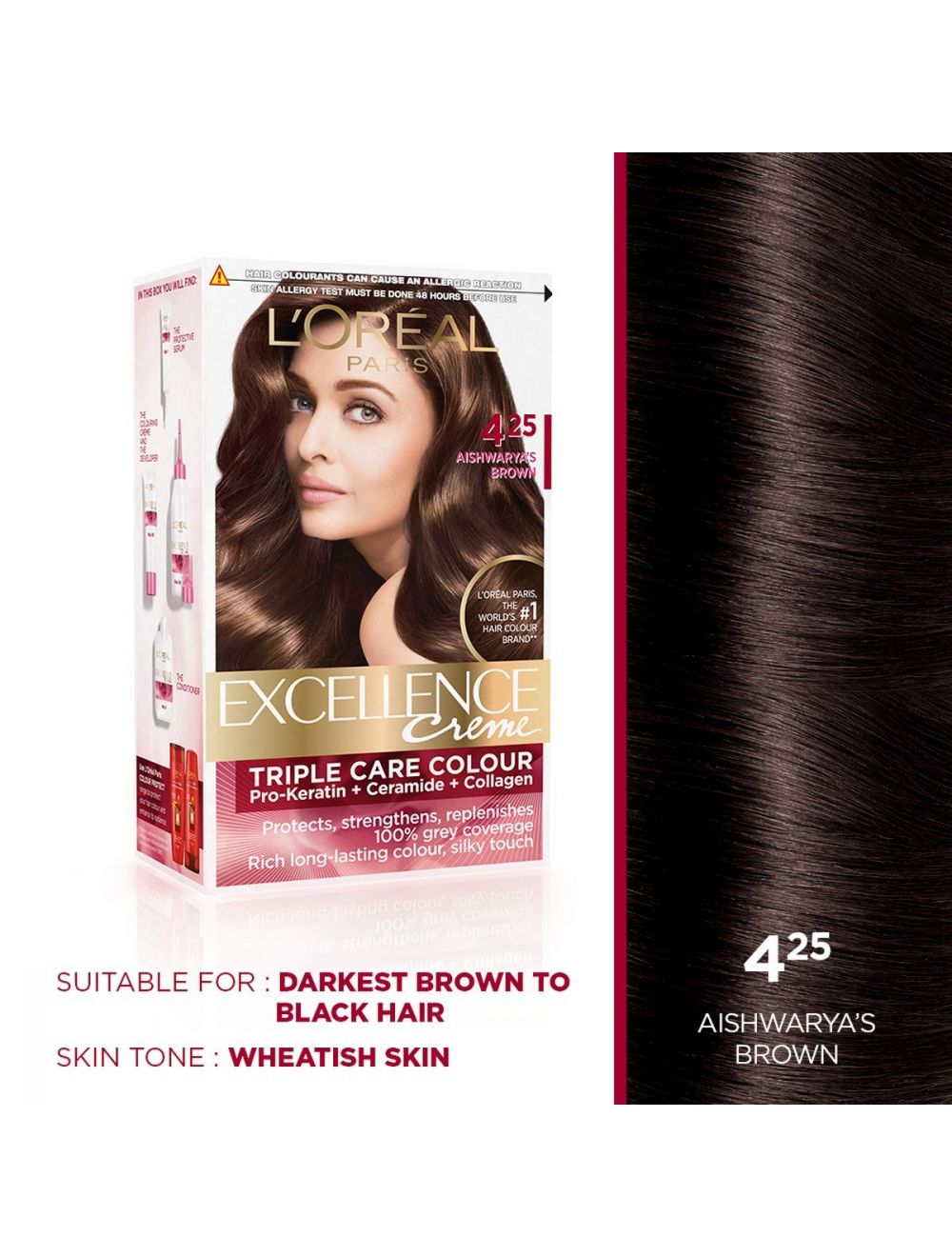 Loreal Excellence Fashion Hair Dye Violet Brown  How to dye hair at  home Dyed hair Hair color