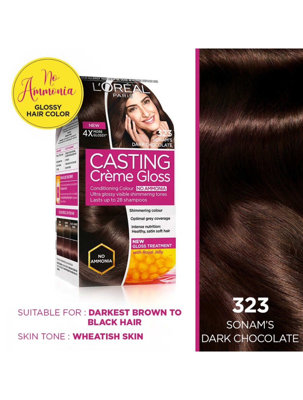 LOREAL PRODIGY AMMONIA FREE HAIR COLOR 81  Anwar Store
