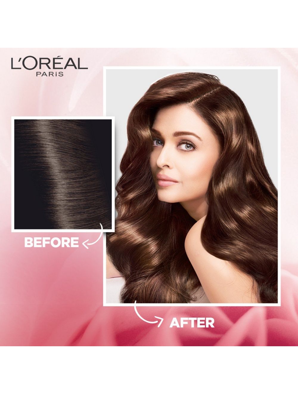 LOreal Paris Excellence Creme Hair Color 425 Aishwaryas Brown 172 gm   JioMart