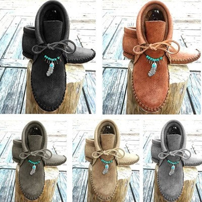 cowhide moccasins