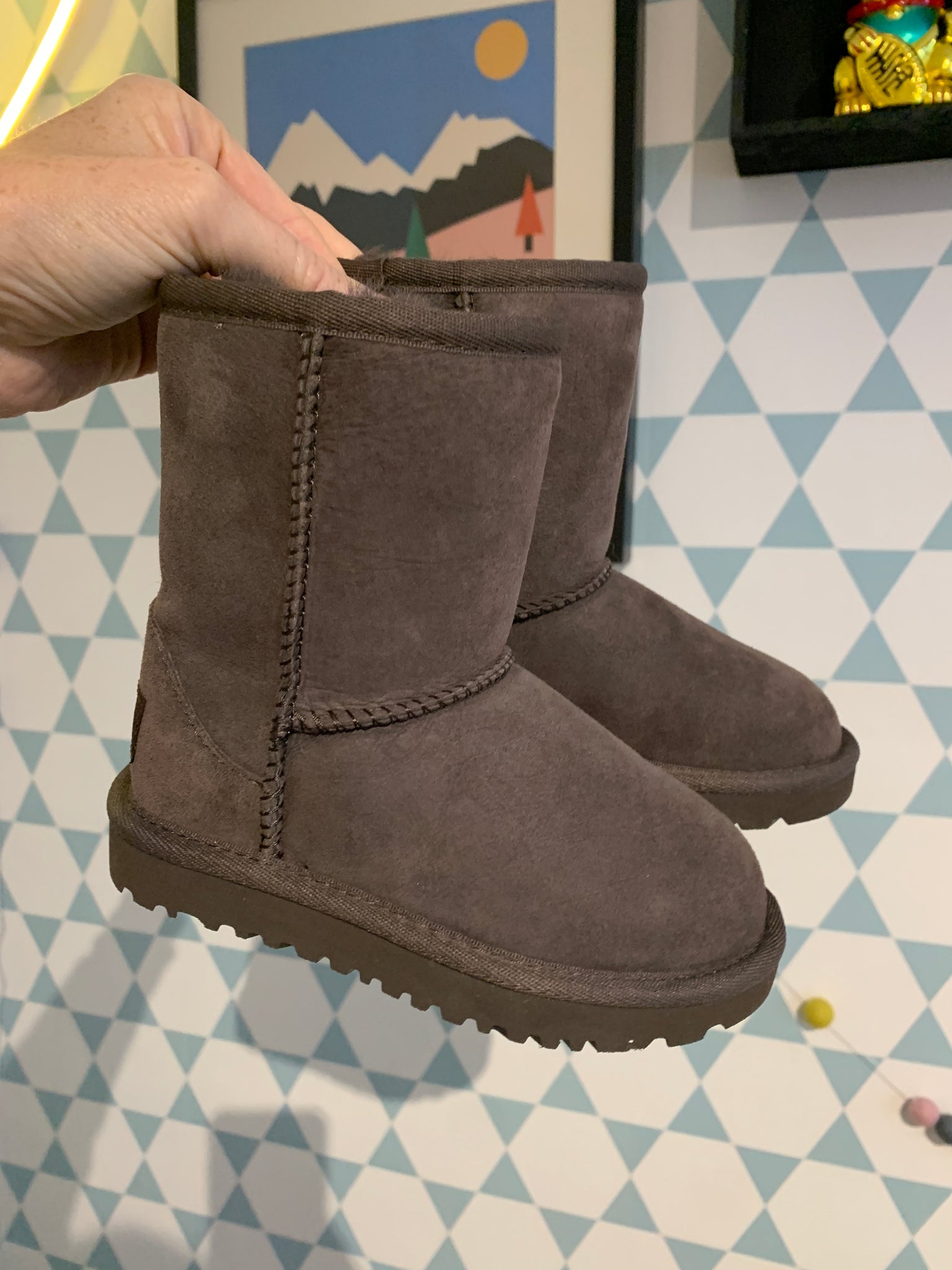 grens Duur scheerapparaat UGG classic bruin – flo shoes for kids