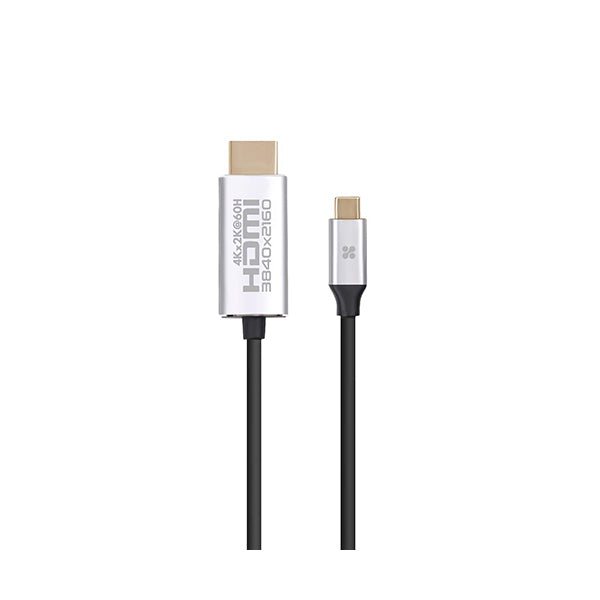 Promate, HDLINK-60H USB-C to HDMI Cable, Premium USB Type-C to 4K 60Hz HDMI Cable Adapter (Thunderbolt 3 Compatible) with UHD Support and 1.8m Cable
